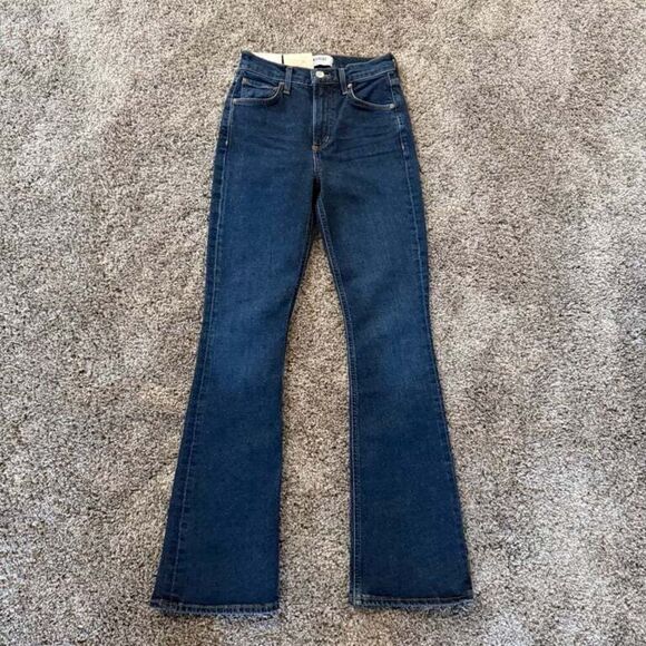 NWT Agolde Nico Boot High Rise Slim Boot Jeans Size 23 Soft Stretch‎ - Picture 1 of 9